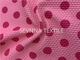 Пинк волокна полиэстера микро- повторно использовал ткань Swimwear Breathable для дам