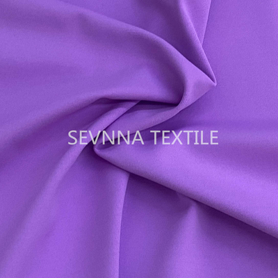Пурпурное Upf 50 повторно использованных бикини женщин простирания Colorfastness ткани Swimwear высоких
