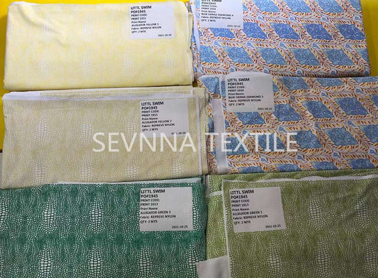 Ткань Swimwear таблетки устойчивая повторно использованная для лаборатории цвета окунает забастовку напечатанную цифров Offs