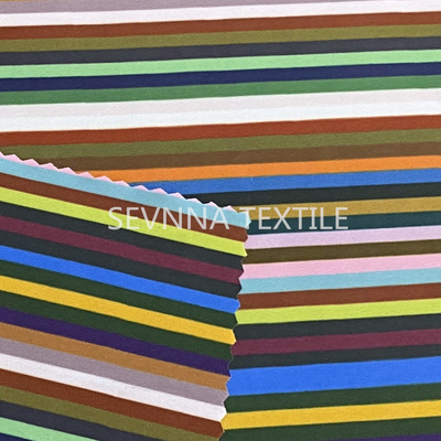 Сублимация Printied повторно использовала Striped костюмы подныривания Beachwear ткани Swimwear