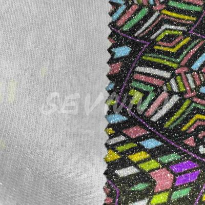 Плотность Jacquard трикотажная двойная трикотажная ткань Лето / осень носить переработанные полиэстерные волокна