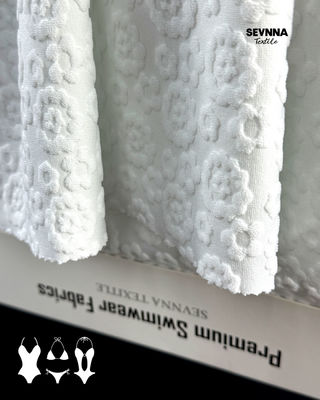 Текстурированная ткань для плавания, 95% переработанный полиэстер, высокая устойчивость к хлору