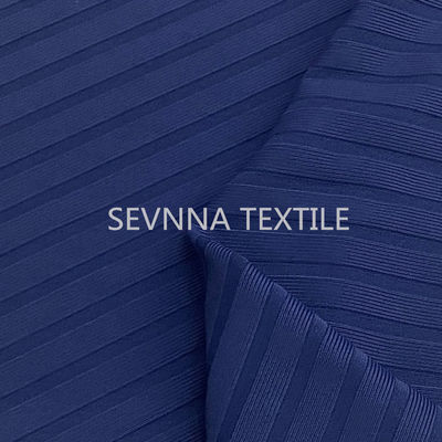 290gsm повторно использовало циркуляр ткани Swimwear вяжет ребристую носку пляжа бикини
