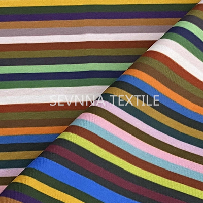 Сублимация Printied повторно использовала Striped костюмы подныривания Beachwear ткани Swimwear