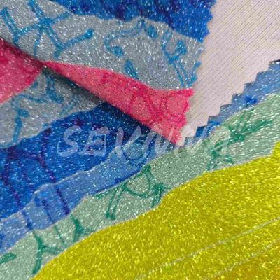 Мягкая плотность двойная вязаная ткань в стильном Jacquard стиле с переработанными волокнами