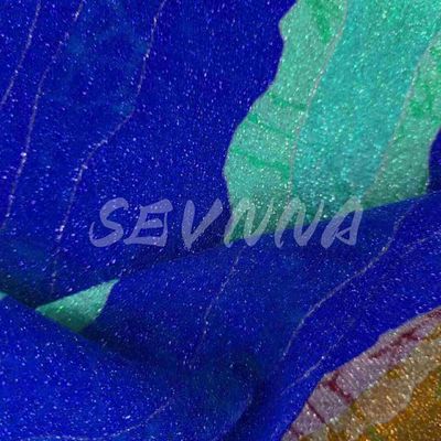 Экологически чистый двойной трикотажный материал Jacquard с металлической отделкой