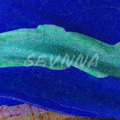 Экологически чистый двойной трикотажный материал Jacquard с металлической отделкой