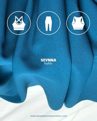 SPF50 Переработанная Lycra ткань 68%Nilit Softex Nylon FD 32%Lycra материал для экологически чистой фитнес одежды