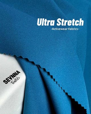 SPF50 Переработанная Lycra ткань 68%Nilit Softex Nylon FD 32%Lycra материал для экологически чистой фитнес одежды