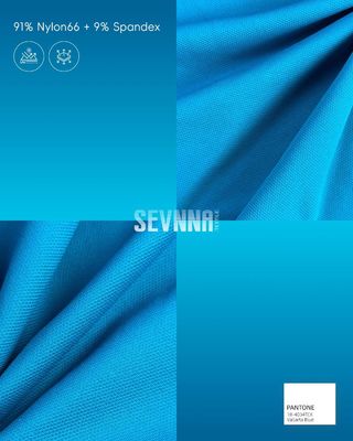 Беговая ткань UPF 50+ Нейлон 66 Спандекс, тянущаяся в 4 направлениях