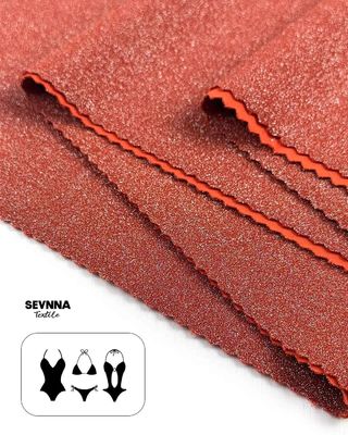 230 грамм Вес двойной вязаной ткани с переработанным нейлоном и металлической отделкой для лета и осени