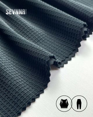 Ткани для бега шириной 160 см с защитой от ультрафиолета 50+ и переработанным полиэстером для высокоэффективной спортивной одежды