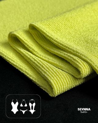 Премиальная спортивная ткань для бюстгальтера шириной 180 см, плотностью 285 г/м² и составом 93% переработанного полиэстера + 7% спандекса для высокоэффективного материала для спортивного бюстгальтера