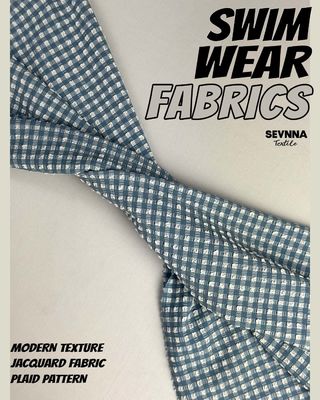 Премиальная текстурированная ткань для купальников шириной 115 см, плотностью 170 г/м², со стильным текстурным узором для купальных костюмов