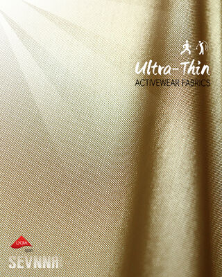 Легкая 135 граммовая ткань с широтой 158 см и 45% нейлона + 55% ликра для комфорта.