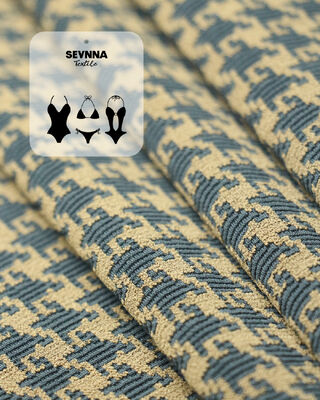 Быстросушащая текстурированная купальная ткань с весом 370 граммов и шириной 135 см для высокопроизводительных купальных костюмов