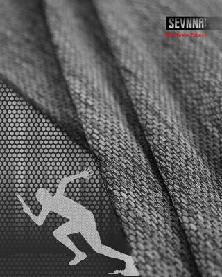 Ширина 160 см двойная вязаная ткань с 60% нейлоном 28% полиэстером 12% спандексом и 165 грамм вес для долговечной одежды