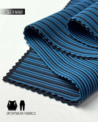 Высокоэластичная влагоотводящая зеленая текстильная ткань для спортивных бюстгальтеров для активной одежды