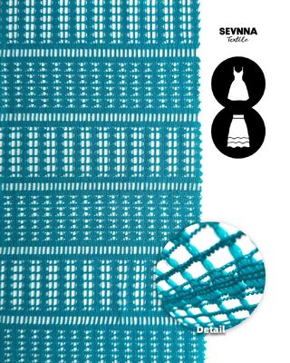 160 грамм Jacquard стиль двойной вязаной ткани с переработанным нейлоном для прочной и удобной одежды