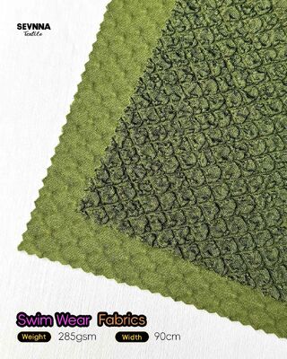 Ткань для купальников из переработанного сырья, устойчивая к хлору, быстросохнущая, 285 г/м², для экологичных купальников