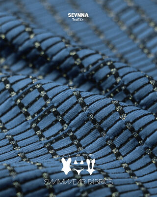 Экологичная переработанная ткань для купальников плотностью 290 г/м², прочный материал для летних купальников