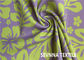 Связанный искривлением повторно использованный дизайн цветка печати экрана Эластане ткани Свимвеар поли