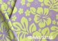 Связанный искривлением повторно использованный дизайн цветка печати экрана Эластане ткани Свимвеар поли