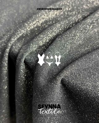 79% нейлона 12% серебра Lurex 9% спандекса ткань для растяжения с 80000 М в день способность поставки и мягкое комфортное ощущение