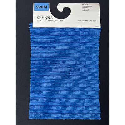 320GSM UPF 50+ Recycled Nylon Seersucker Textured Swim Fabric RN-2781