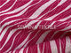 Розовая зебра печатая Superfine равнину ткани носки йоги волокна покрасила