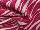 Розовая зебра печатая Superfine равнину ткани носки йоги волокна покрасила