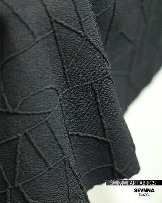 Ткань для купальников с текстурой, плотность 320 г/м², ширина 135 см, экологичная