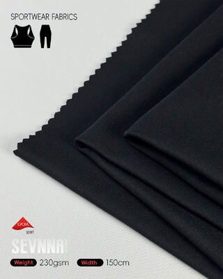 Хорошая воздухопроницаемость, эластичные ткани Lycra с влагоотведением и высокой эластичностью для спортивной одежды и штанов для йоги