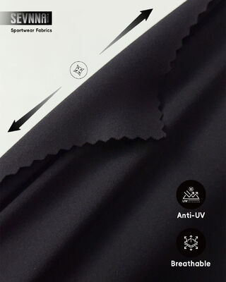 75% нейлона + 25% спандекса Activewear Трикотажная ткань с высокой проницаемостью и быстрой сушкой для спортивной одежды Текстильная ткань