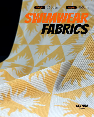 Высокая устойчивость к хлору UPF 50+ текстурированная купальная ткань для долговечных купальных костюмов