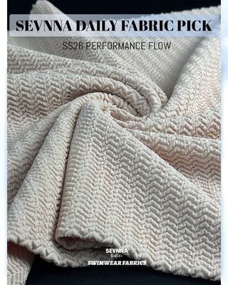 Экологичная ткань для купальников с двусторонней эластичностью, шириной 130 см и весом 250 г/м² для экологичных купальников