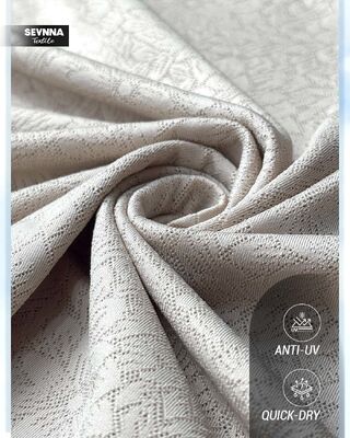 90% Recycled Nylon Chlorine Resistant Two Way Elastic Swimwear Fabric for Sustainable Swimwear Production