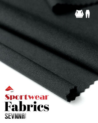 230GSM UPF 50+ Влагоотводящая ткань NILIT Nylon 6.6 Lycra для спортивной одежды SP7467