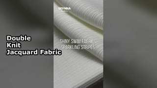 Переработанная полиэстерная двойная вязаная ткань в стиле Жаккар и ширина 160 см для экологически чистой одежды