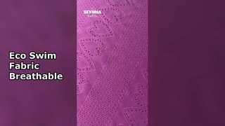 Ткань для купальных костюмов из переработанных материалов, экологически чистая, дышащая