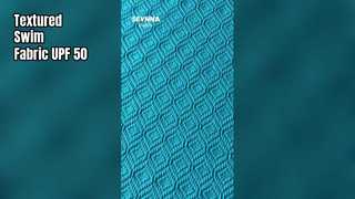 Текстурированная ткань для плавания с высокой устойчивостью к хлору и 93% переработанного нейлона для долговечности плавания